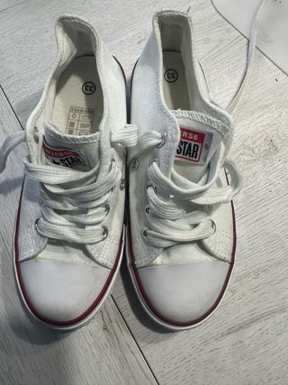 Zapatillas Converse All Star Blancas Talla 33