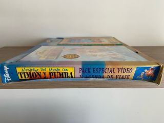 Pack VHS Timón y Pumba + Agenda Viaje Disney
