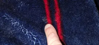 Manta FC Barcelona Fleece Azul y Roja