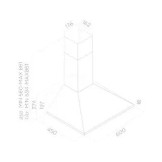 Campana Cocina TURBOAIR CERTOSA Nueva