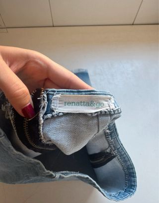 Falda vaquera Renatta&Go con cremallera
