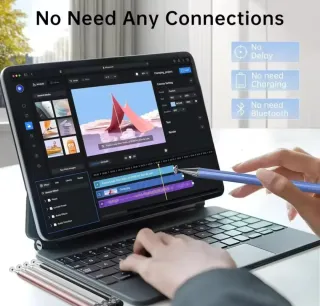 Stylo Pantalla Táctil Negro iPhone Samsung Android