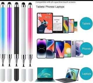 Stylo Pantalla Táctil Negro iPhone Samsung Android