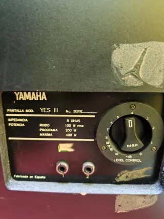 Pantallas Pasivas Yamaha YES III + Etapa SAMICK