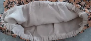 Conjunto blusa y falda floral sin etiquetas