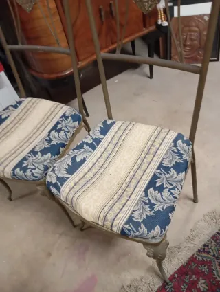 Coppia sedie vintage