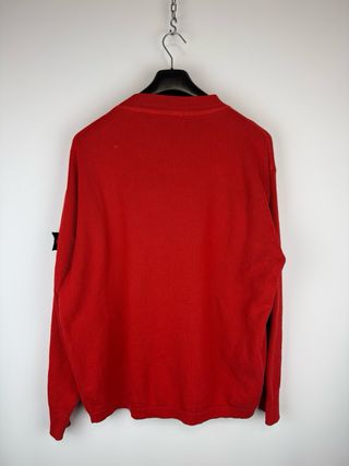 Maglione rosso Vintage Stone Island