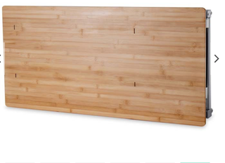 Mueble Cocina Camping Bambú y Tela