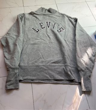Sudadera Levi's gris cuello alto