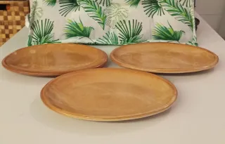 3 Bandejas de Barro Cocido