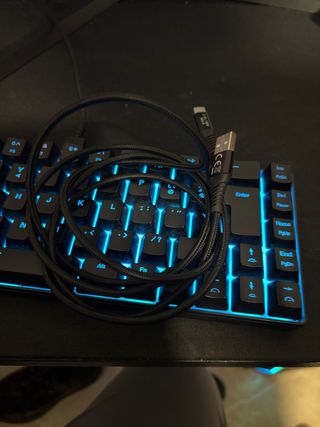 Teclado Gaming 60% Negro (con cable)