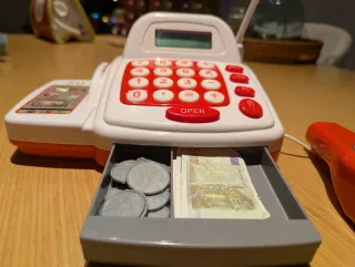 Caja Registradora Juguete con Micrófono