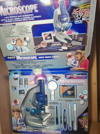 Microscopio Petit 100X 600X 1200X Juguete Juegos
