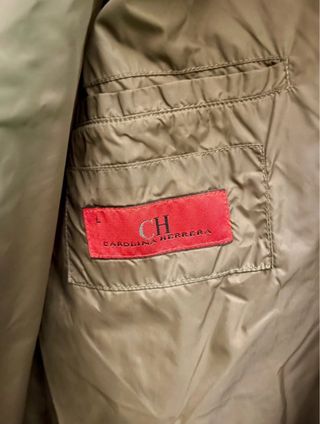 Abrigo Husky Cruzado Carolina Herrera Talla L