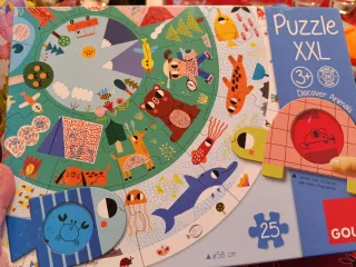 Puzzle XXL Descubre Animales +3 años