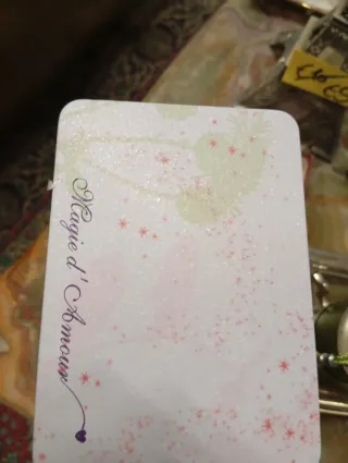 Scatola in latta decorata con fata