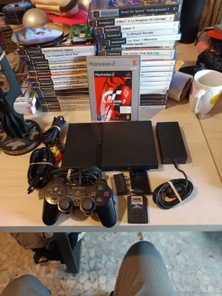 PS2 + Gran Turismo 3 + Accesorios