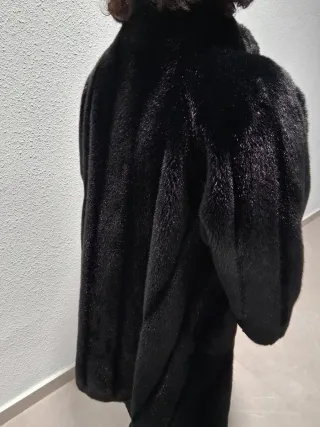 Chaquetón negro talla única