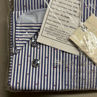 Camicia Sea Barrier Uomo L Righe Blu Pois