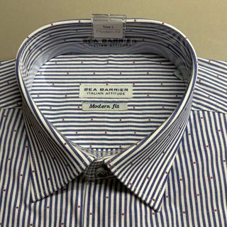Camicia Sea Barrier Uomo L Righe Blu Pois