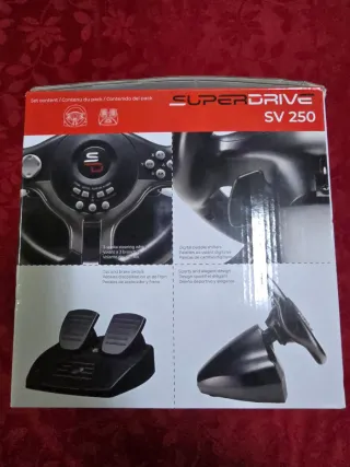 Volante Super Drive SV 250 c/ Pedais