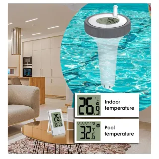 Termómetro Piscina Flotante Digital