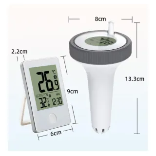 Termómetro Piscina Flotante Digital