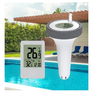 Termómetro Piscina Flotante Digital