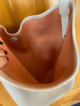 Bolso Carpisa Blanco Roto Grande Tipo Saco