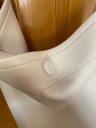 Bolso Carpisa Blanco Roto Grande Tipo Saco