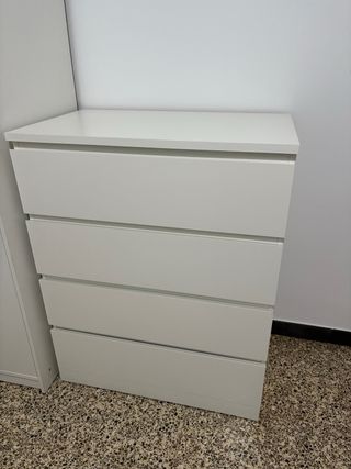 Cajonera Ikea 4 cajones blanca