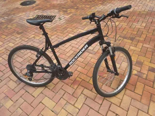 Bicicleta Rockrider Negra Paseo