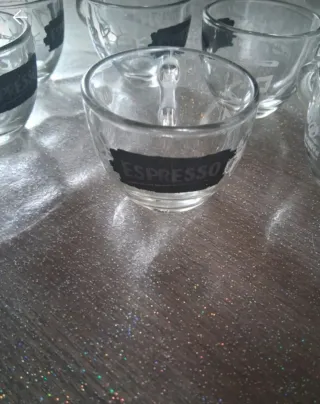 Tazzine da caffè in vetro