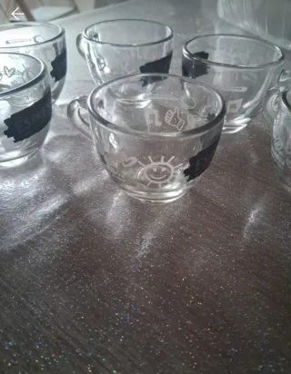 Tazzine da caffè in vetro