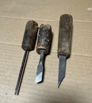 Lotto 3 Antichi Utensili Falegnameria