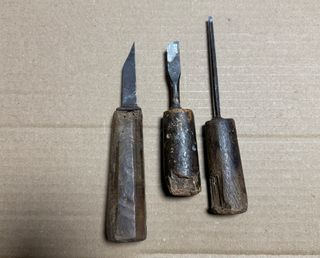 Lotto 3 Antichi Utensili Falegnameria