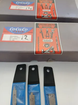 Lote de tres unidades de Brocas CoCaCo Vintage