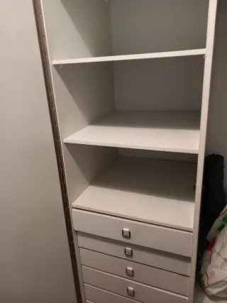 Conjunto Mueble-Bar, Mesilla y Armario Vintage