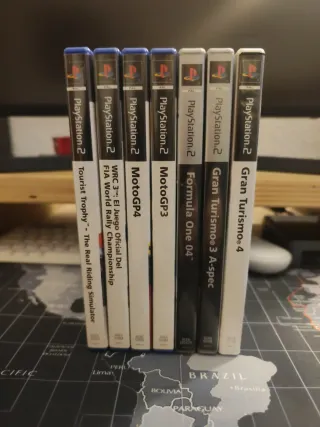 Lote 7 Juegos PlayStation 2 Carreras