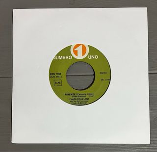 Vinile 45 giri Ivan Graziani - Angelina / Firenze