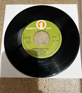 Vinile 45 giri Ivan Graziani - Angelina / Firenze