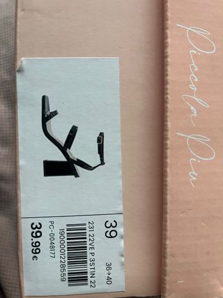 Sandalias de tacón negras