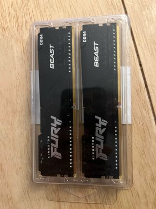 2x Kingston Fury Beast DDR4 Módulos RAM