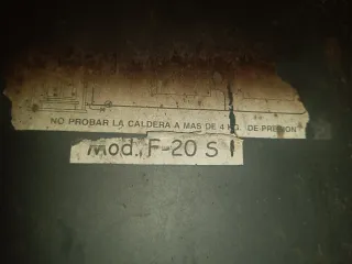 Chimenea Calefactora de leña, insertable.