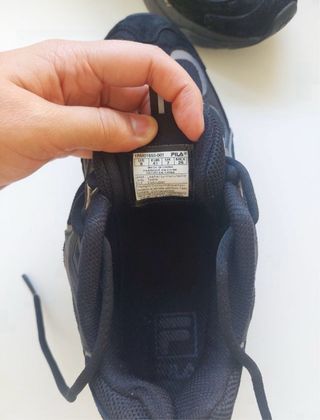 Zapatillas Fila Color Negras Talla 41