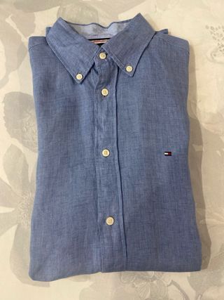 Camisa Tommy Hilfiger Azul Talla M