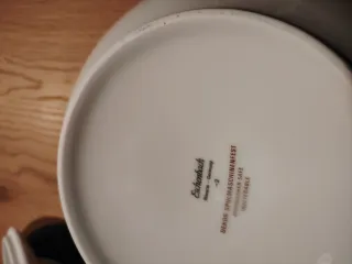 Zuppiera Eschenbach in porcellana