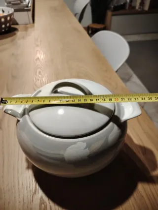 Zuppiera Eschenbach in porcellana