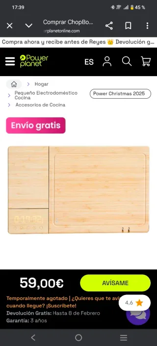 Tabla de cortar Chopbox