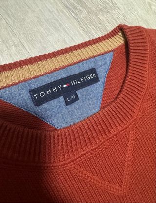 Jersey Tommy Hilfiger 90s Naranja Talla L